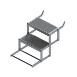 2 step folding beach ladder